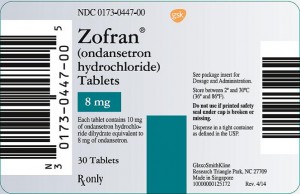 Zofran label